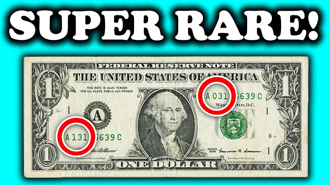 rare dollar bills